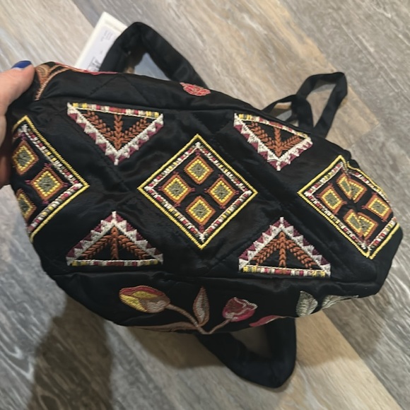 NWT-JOHNNY WAS LILITH QUILTED SATIN TOTE - Picture 8 of 13